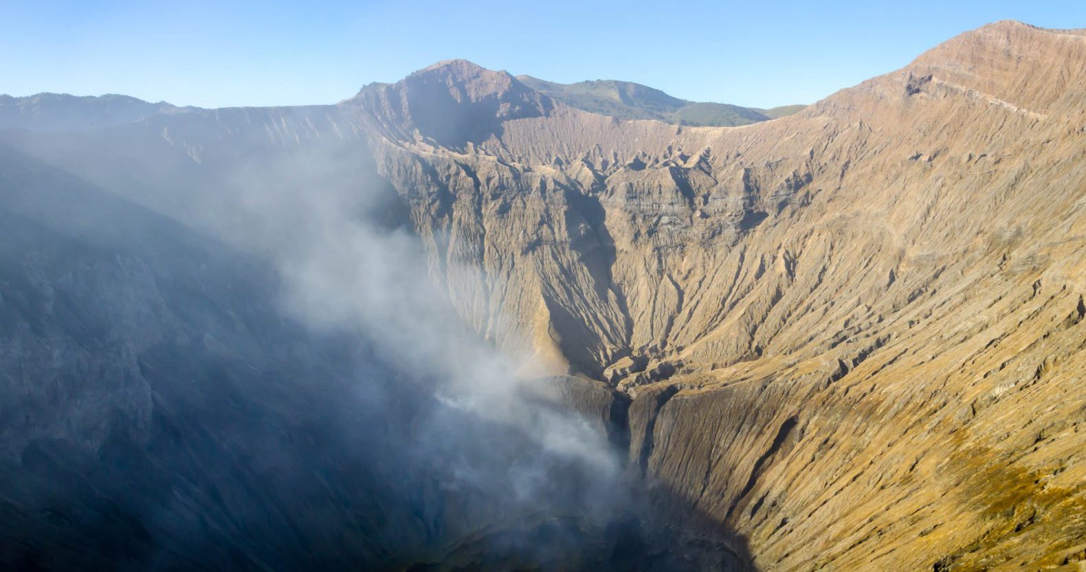 View into Bromo Crater