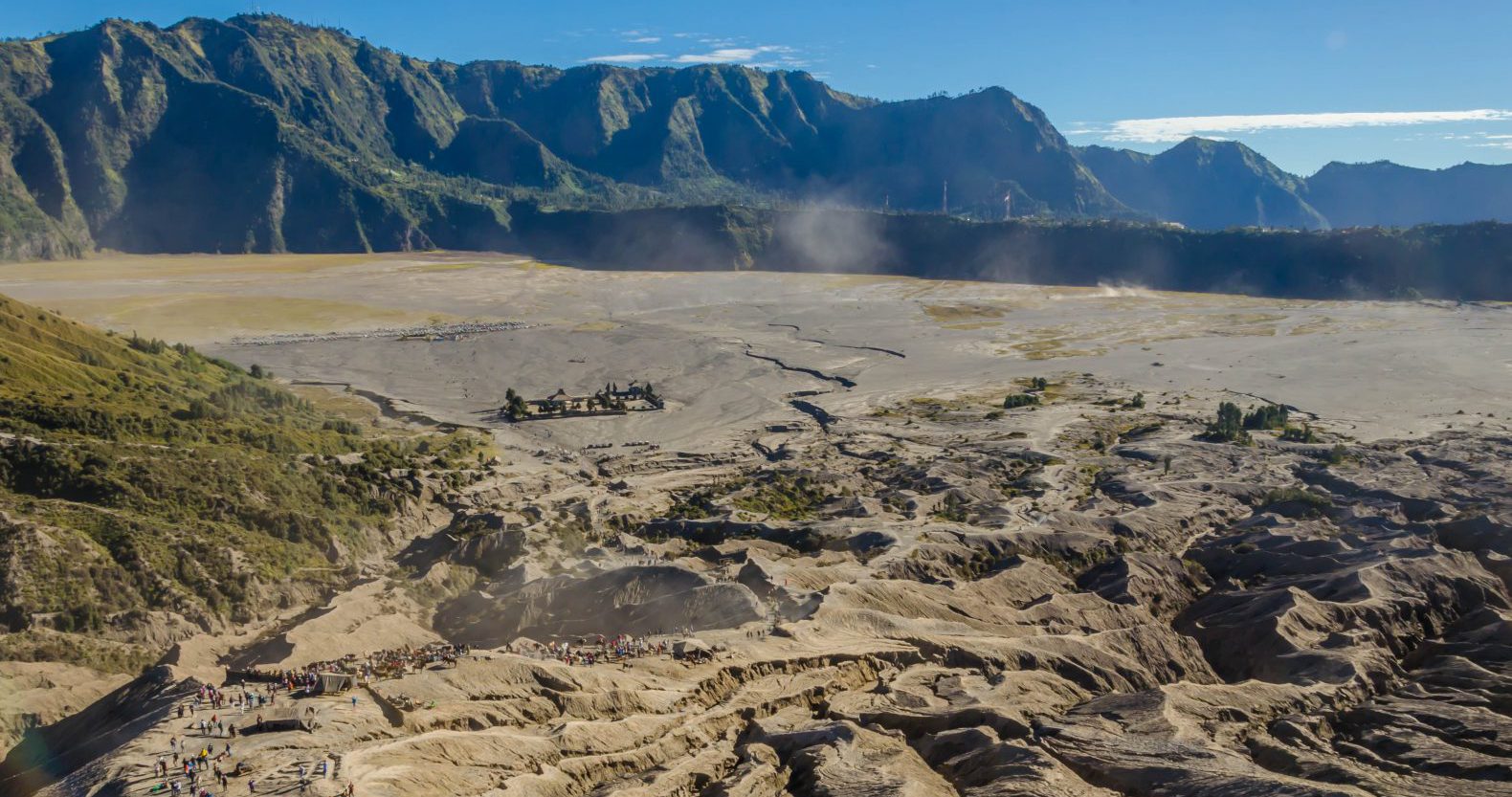 Sea of Sand, seen from the edge of the Bromo Volcano