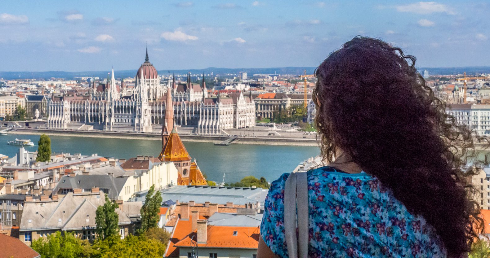 A view on Pest from Buda Hill