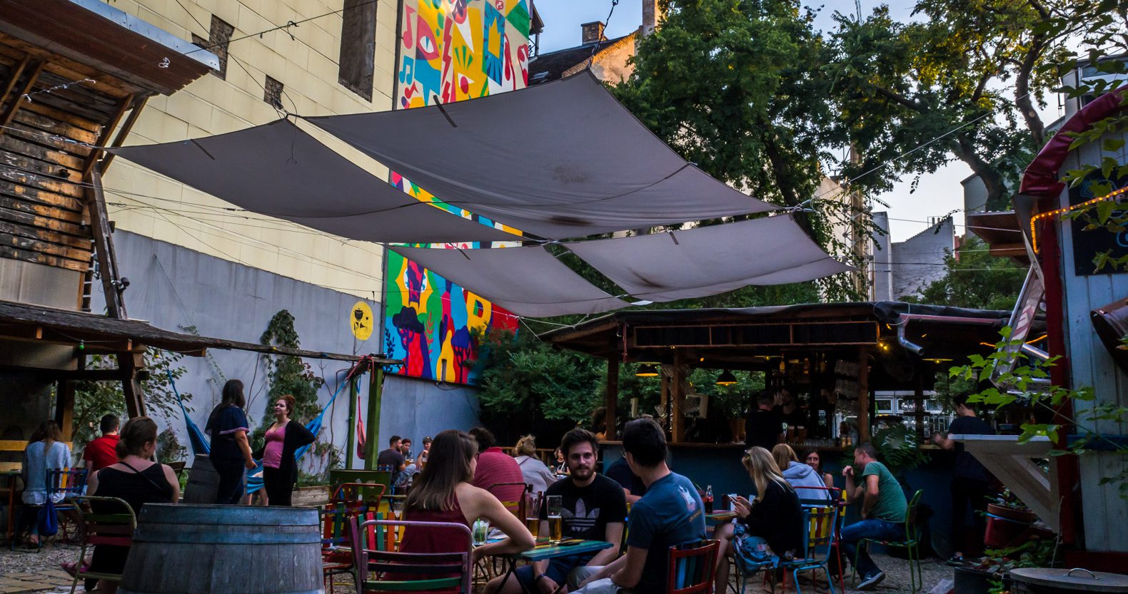 Koleves Kert ruin pub in Budapest