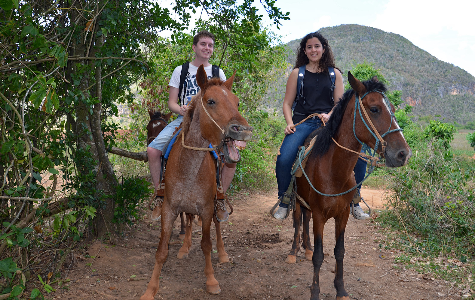 Horse riding in Viñales, Cuba - Our first blog Bus stops & Flip-flops