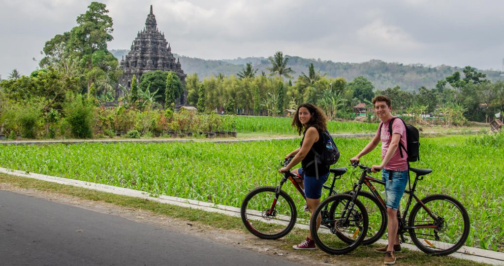 Awesome things to do in Yogyakarta - Biking to Prambanan