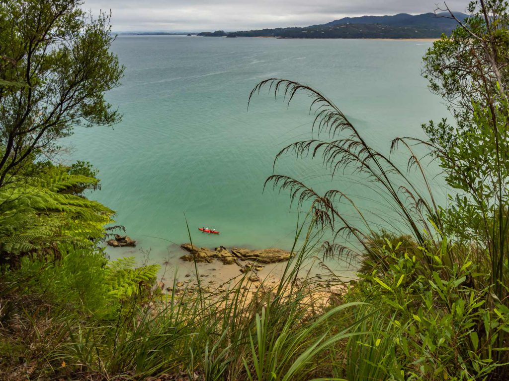 View from Abel Tasman Coast Track, New Zealand South Island