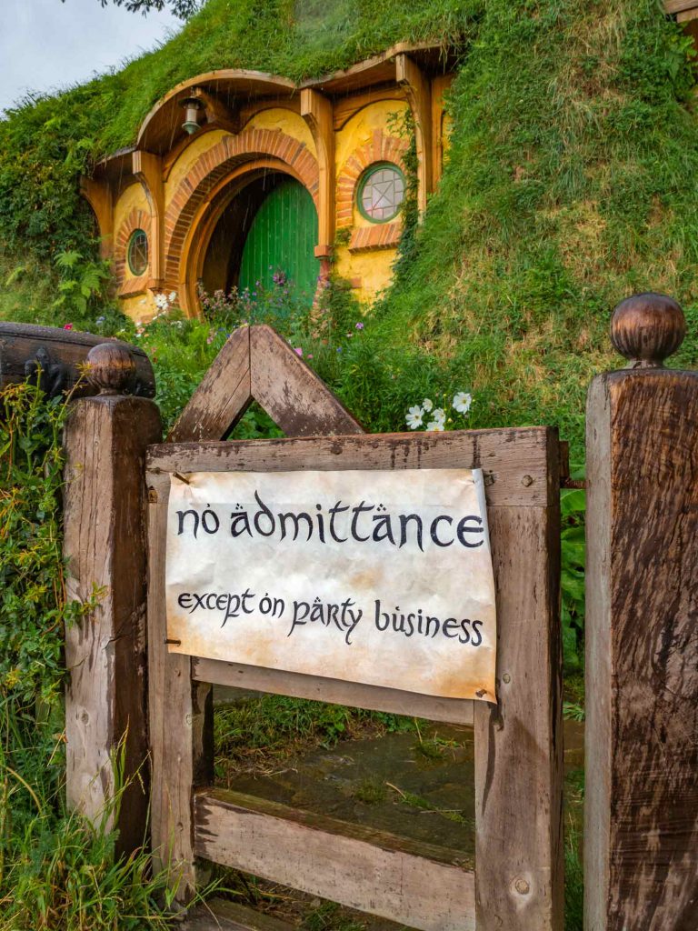 Bilbo Baggins house in Hobbiton near Rotorua