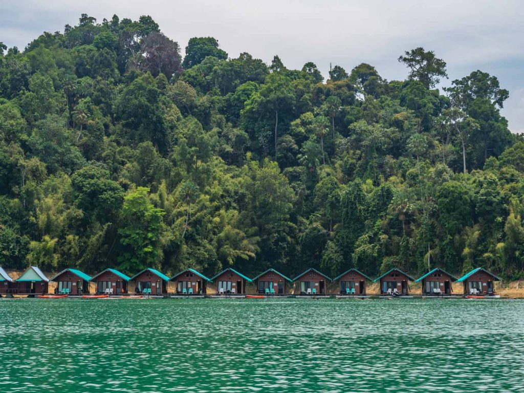 Floating Bungalows at Khao Sok National Park