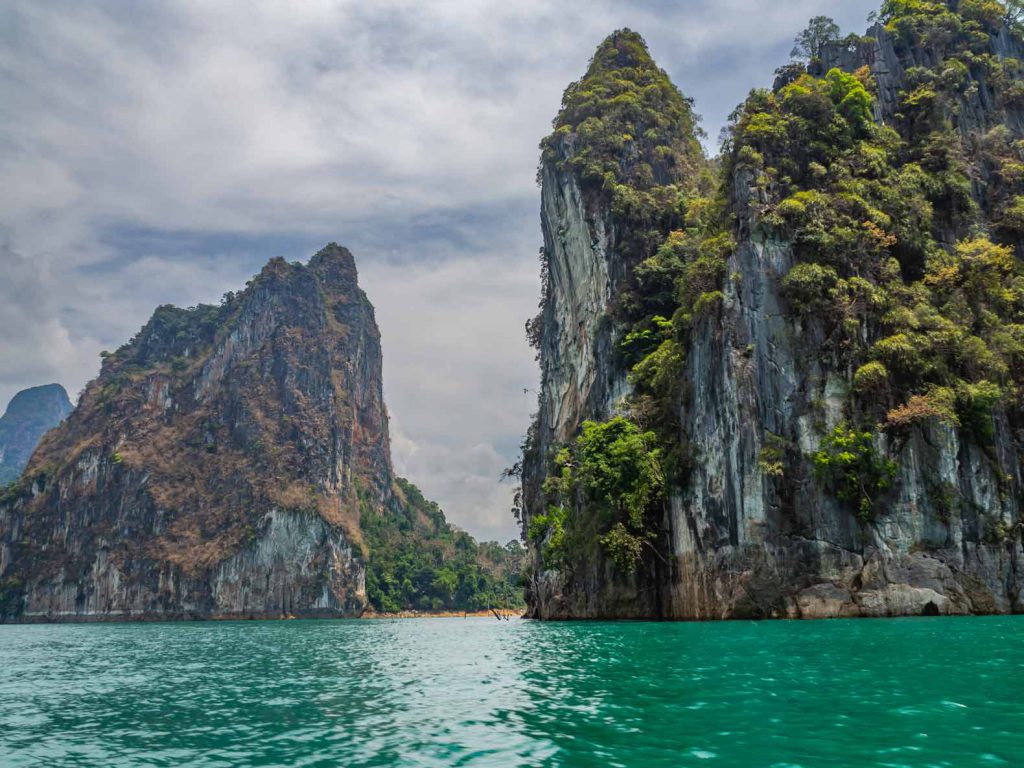 Karst Cliffs at Khao Sok Lake