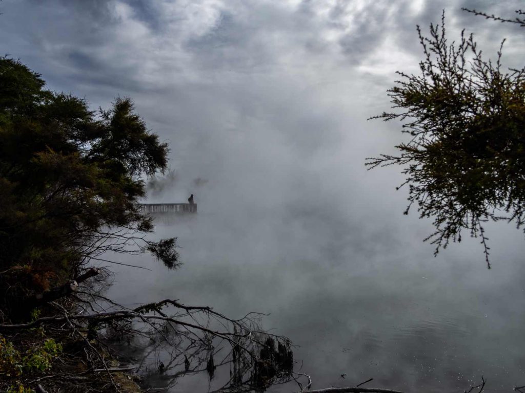 Geert standing in geothermal fod