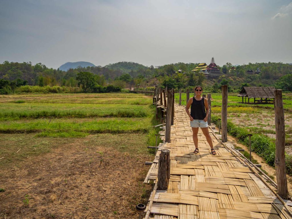 Bamboo Bridge near Mae Hong Son