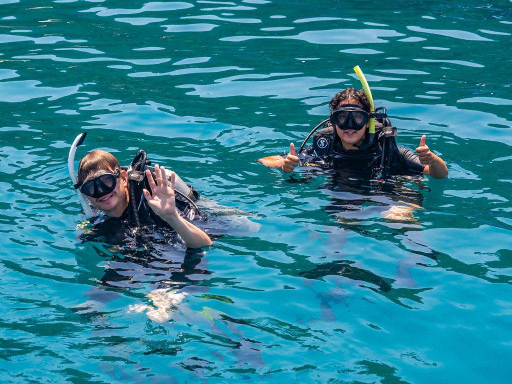 Diving on Koh Tao on our Southern Thailand Itinerary