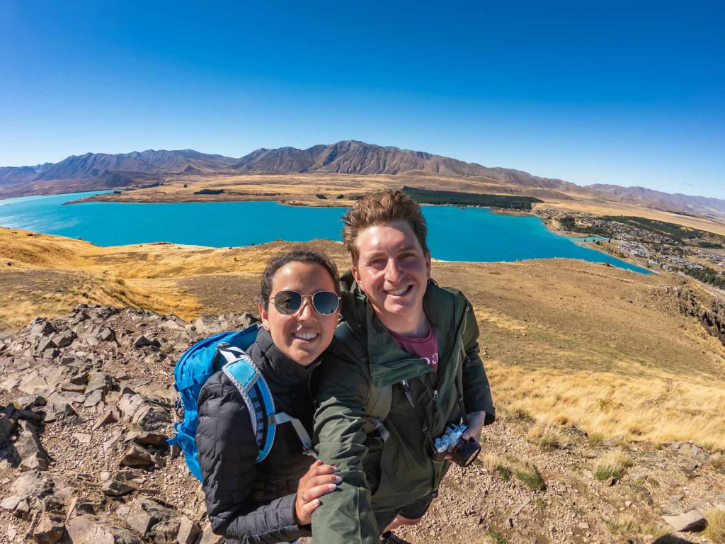 Mount John Summit, South Islandm New Zealand