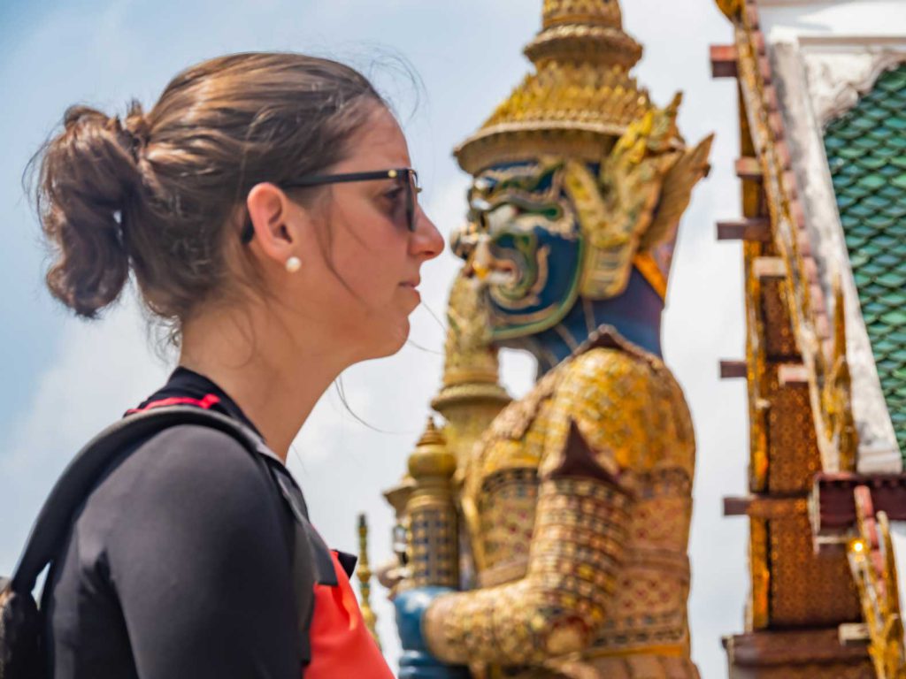 Demon guard at The Royal Palace in Bangkok.