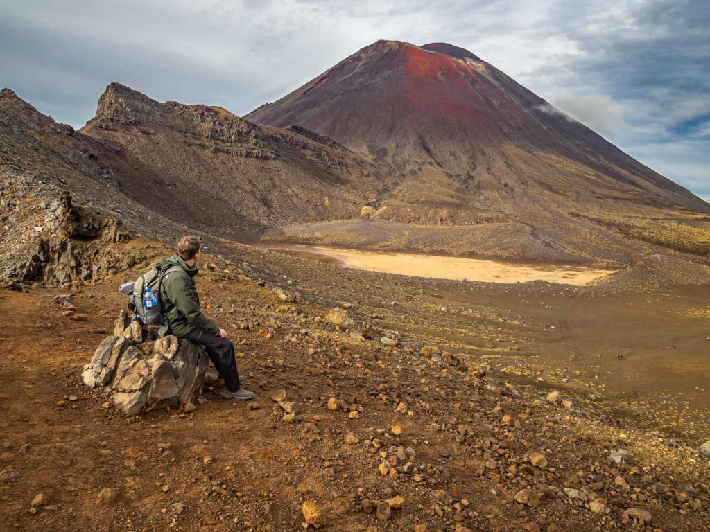 View at the Tongariro Alpine Crossing Hike