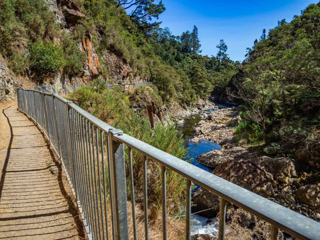 View of the Karangahake gorge