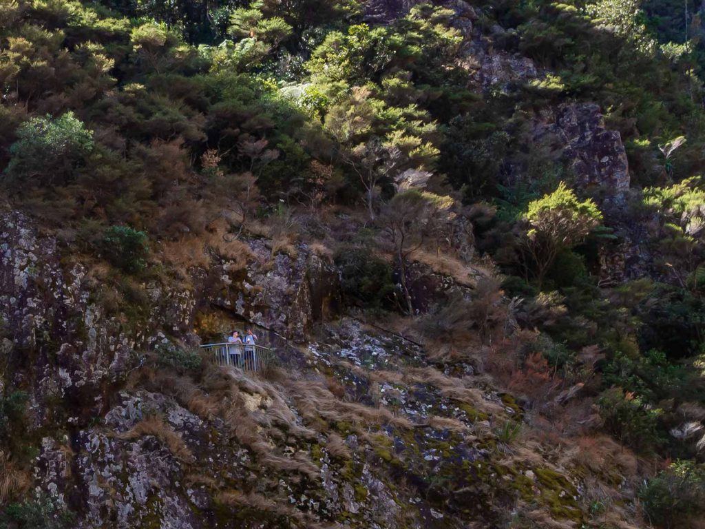 Windows in the old mines at Karangahake gorge - Recommended New Zealand North Island hike