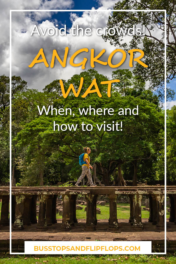 When, where and how to visit Angkor Wat without the crowds! The highlight of Cambodia is just not the same when you have to share the temple with hundreds or thousands of other people. Follor our tips and enjoy the temples all by yourself.