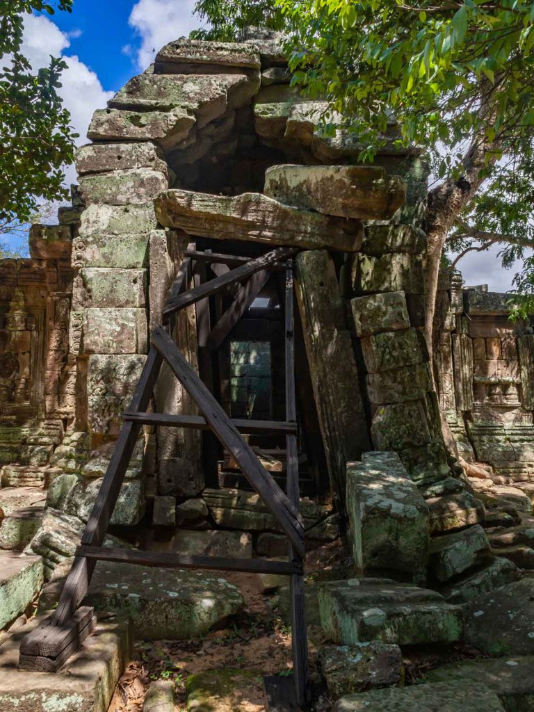 Temple on the Southwest corner of Angkor Thom Wall