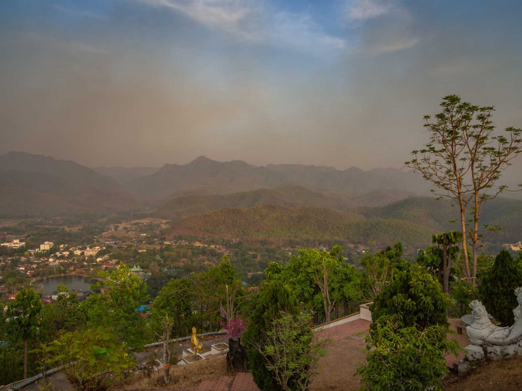 Smokey season in Northern Thailand