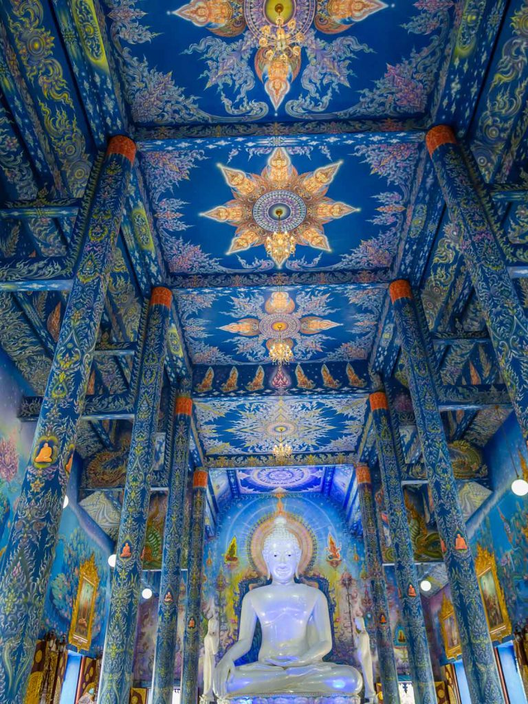 Inside the Blue Temple in Chiang Rai