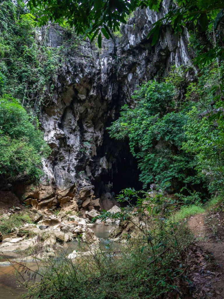 Tham Xieng Liab cave on the Thakhek loop