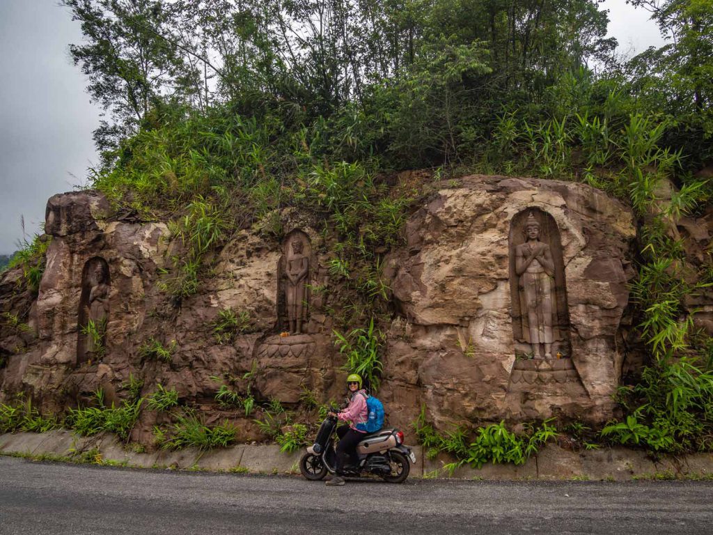 Buddha carvings near Thalang