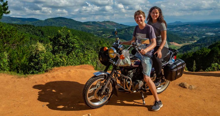 Sightseeing around Dalat with an Easyrider