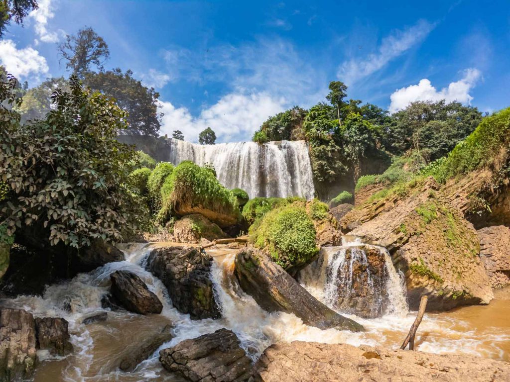 The Elephant Falls near Dalat, Vietnam - one of the stops on our Easyrider tour