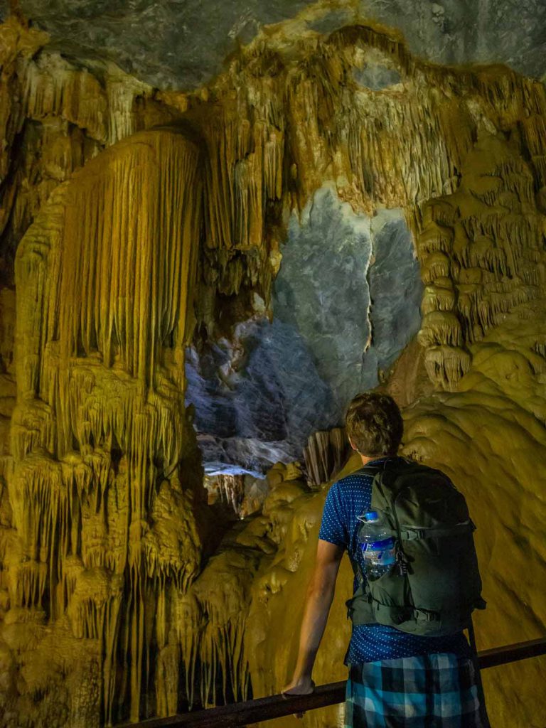 The rock formations in Paradise Cave are sure to be some of the largest you've ever seen!