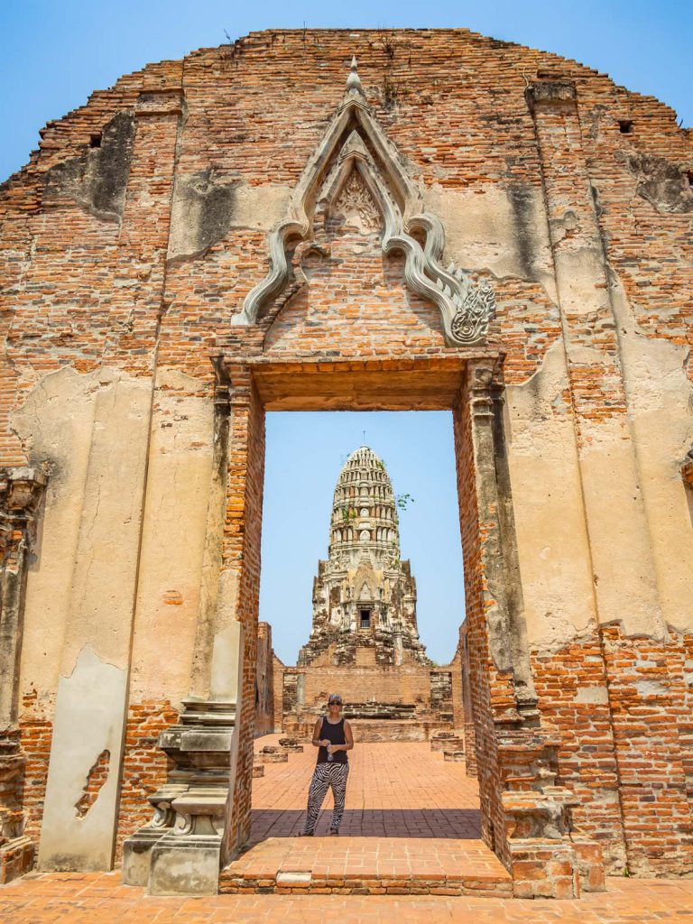 Beautiful architecture at the UNESCO world heritage site of Ayutthaya