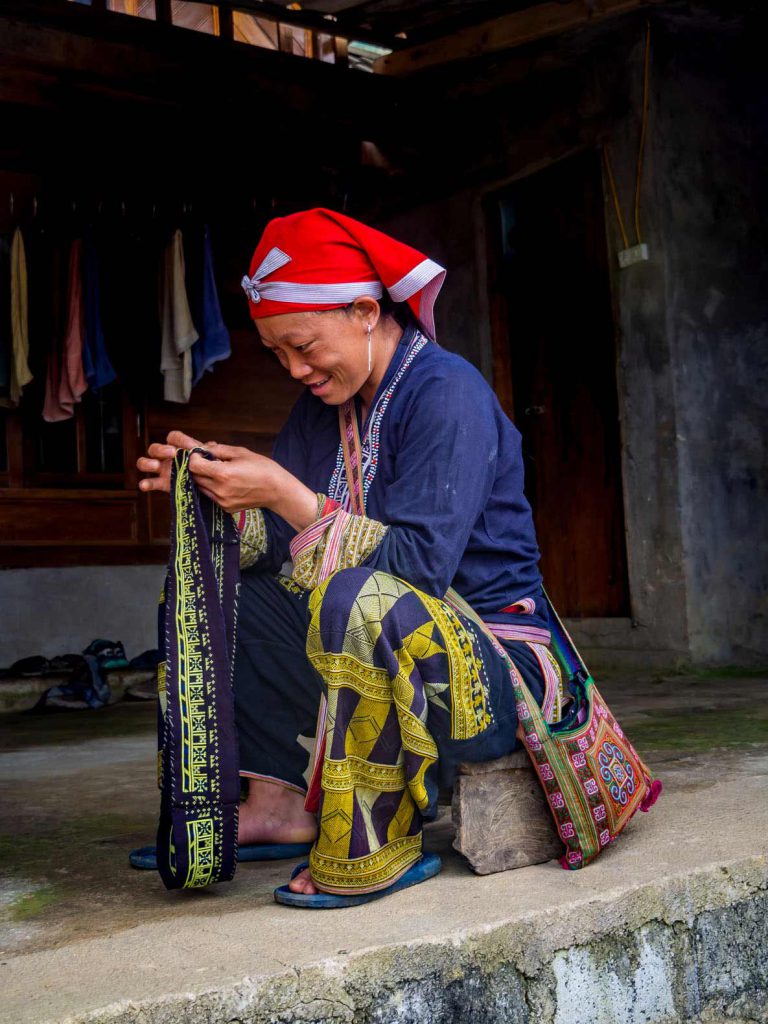 Red Dzao guide at Sapa Trekking