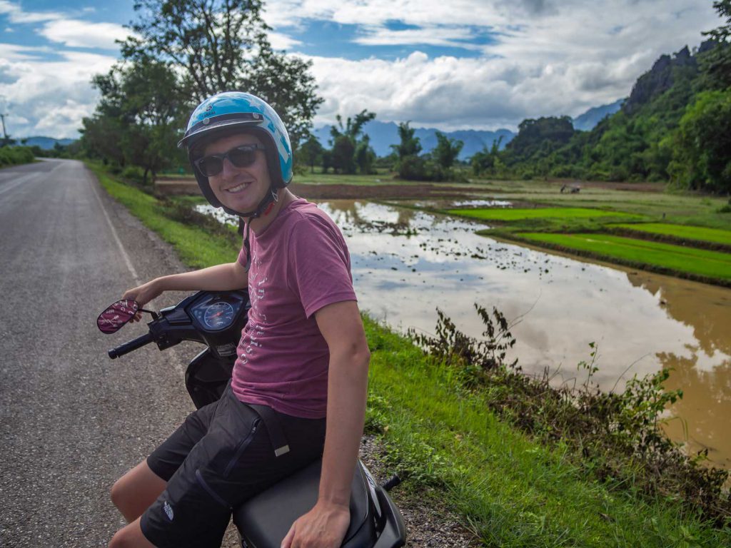 Riding the Thakhek loop by motorbike