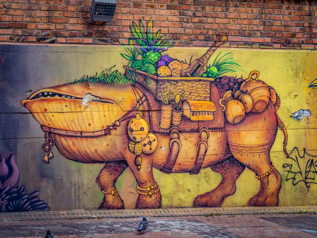 Fantasy graffiti in Colombia, Bogota