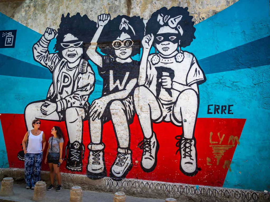 Street art in Cartagena, Colombia